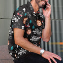 Happy,Sport Dad,Golf,Gift For Father,Gift For Men - Custom Photo Best Daddy By Par Golf Lover - Personalized Polo Shirt