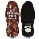 Pet Lovers, Funny - Custom Photo Best Dog Cat Dad Mom Ever - Personalized Car Seat Cover