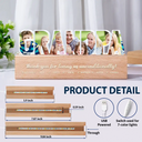 Gift For Father,Custom Photo,Gift For Grandpa - Custom Photo Best Grandpa Father Papa Dad Thank You - Personalized Custom Shaped LED Light