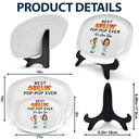 Grilling, Gift For Father, Happy - Custom Photo Best Grillin' Dad Ever We Love You - Personalized Plate