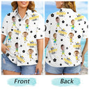 Gift For Mother,Mom,Children - Custom Photo Best Mom Ever Travel Floral Pattern - Personalized Hawaiian Shirt