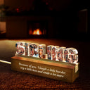 Gift For Sisters, Gift For Bestie, Love - Custom Photo Bestie Sister Because Of You - Personalized Custom Shaped LED Light