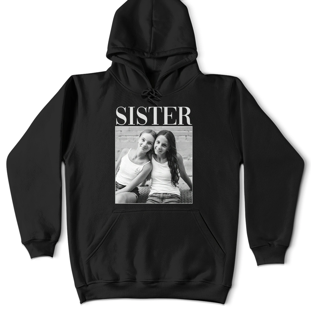 Gift For Bestie,Gift For Sisters,Happy,Custom Photo - Custom Photo Bestie Vintage - Personalized T Shirt