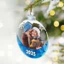 Custom Photo Besties Sisters Family Snowflakes - Personalized Custom Shaped Acrylic Ornament