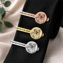 Art Design, Sentimental, Pet Lovers, Photo - Pencil Sketch - Bold - Custom Photo Bold Sketch Forever In My Heart Memorial - Personalized Tie Clip