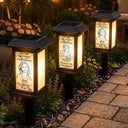 Art Design,Christmas,Sympathetic,Family,Memorial,Photo - Pencil Sketch - Bold - Custom Photo Bold Sketch Memorial I'm Always With You - Personalized Solar Garden Light