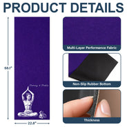 Gift For Yourself, Gift For Women, Custom Photo, Art Design, Yoga, Sentimental, Photo - Pencil Sketch - Bold - Custom Photo Bold Sketch Namaste All Day For Yoga Lovers - Personalized Yoga Mat