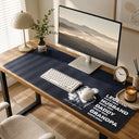Gift For Husband,Gift For Grandpa,Gift For Father,Non-Eng,Photo - Pencil Sketch (Bold),Confident - Custom Photo Bold Sketch The Legend Husband Daddy Grandpa - Personalized Leather Desk Mat