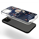 Memorial,Family,Sad - Custom Photo Calendar Memorial My Heart Changed Forever - Personalized Clear Phone Case