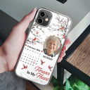 Memorial,Family,Sad - Custom Photo Calendar Memorial My Heart Changed Forever - Personalized Clear Phone Case