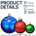 Christmas, New baby, New Dad, New Mom - Custom Photo Calendar The Day You Became My Mommy Daddy - Personalized Ball Ornament