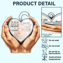 Custom Photo, Gift For Mother, New Mom, New baby, Happy - Custom Photo Calendar The Moment You Became My Mom Dad - Personalized Acrylic Car Hanger