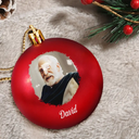 Family, Christmas, Memorial, Sad - Custom Photo Calendar The Moment Your Heart Stopped Memorial - Personalized Ball Ornament