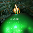 Family, Christmas, Memorial, Sad - Custom Photo Calendar The Moment Your Heart Stopped Memorial - Personalized Ball Ornament