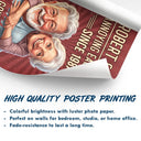 Custom Photo,Art Design,Gift For Couples,Old Couples,Wedding Anniversary,Humorous,Photo - Caricature - Remove BG - Custom Photo Caricature Vintage Annoying Each Other - Personalized Poster