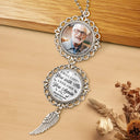 Memorial, Custom Photo, Gift For Mother, Happy - Custom Photo Carry You With Me Until I See You Again - Personalized Photo Pendant Charm