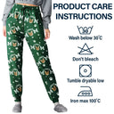 Cat Mom,Cat Lovers,Non-Eng - Custom Photo Cat Mom With Paw And Fish Pattern - Personalized Pajama Pants