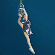 Gift For Yourself,Gift For Women,Gift For Men,Happy,Christmas,Custom Photo - Custom Photo Cheerleader Christmas Decorations - Personalized Acrylic Photo Ornament