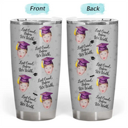 Happy,Graduation,Gift For Yourself,Gift For Men,Gift For Women,Gift For Daughter,Gift For Son,Gift For Sibling,Gift For Sisters,Gift For Brothers,Gift For Bestie - Custom Photo Childhood Look Who's Graduated - Personalized Tumbler