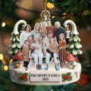 Gift For Grandparents,Grandpa - Grandkids,Gift For Grandpa,Gift For Grandma,Grandma - Grandkids,Gift For Grandkids,Gift For Women,Gift For Men,Christmas,Family - Custom Photo Christmas Our Grandkids - Personalized Custom Shaped Acrylic Ornament