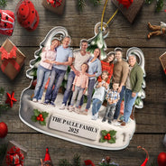 Gift For Grandparents,Grandpa - Grandkids,Gift For Grandpa,Gift For Grandma,Grandma - Grandkids,Gift For Grandkids,Gift For Women,Gift For Men,Christmas,Family - Custom Photo Christmas Our Grandkids - Personalized Custom Shaped Acrylic Ornament