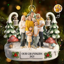 Gift For Grandparents,Grandpa - Grandkids,Gift For Grandpa,Gift For Grandma,Grandma - Grandkids,Gift For Grandkids,Gift For Women,Gift For Men,Christmas,Family - Custom Photo Christmas Our Grandkids - Personalized Custom Shaped Acrylic Ornament