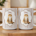 Dog Lovers,Pet Lovers,Cat Lovers,Photo - Colored Pencil ,Playful - Custom Photo Colored Pencil Sketch Dog Cat Pet Portrait - Personalized Mug