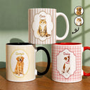 Dog Lovers,Pet Lovers,Cat Lovers,Photo - Colored Pencil ,Playful - Custom Photo Colored Pencil Sketch Dog Cat Pet Portrait - Personalized Mug