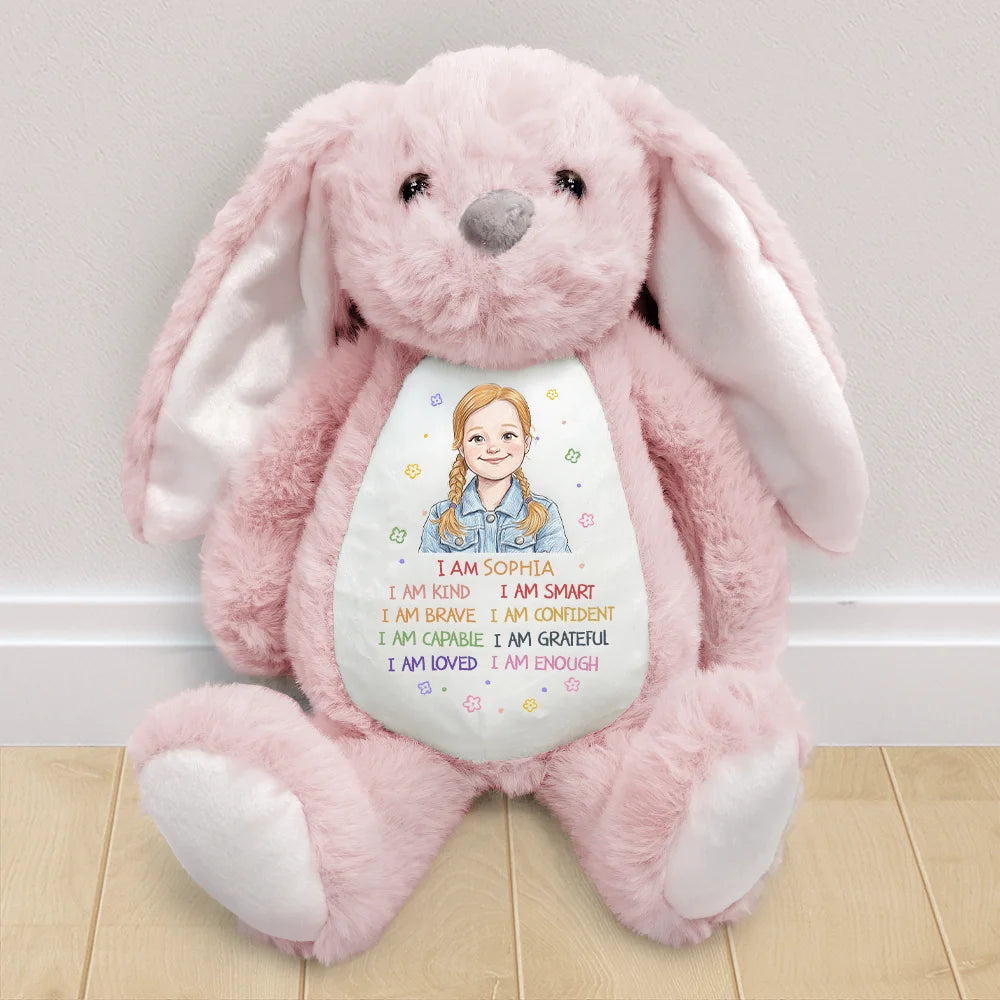Custom Photo Colored Pencil Sketch Kids Affirmation I Am Kind Brave ...