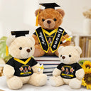 Graduation,Gift For Daughter,Dad - Daughters (Adult),Mom - Daughters (Adult),Happy,Dad - Sons,Gift For Son,Mom - Sons - Custom Photo Congrats Graduate - Personalized Teddy Bear