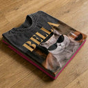 Top Market,Art Design,Confident,Pet Lovers,Photo - Cool Street Pet - Custom Photo Cool Street Pet Lovers Vintage Portrait - Personalized Vintage Washed T Shirt