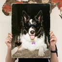 Custom Photo,Art Design,Pet Lovers,Humorous,Photo - Cool Street Pet - Custom Photo Cool Street Pet Portrait - Personalized Classic Metal Signs