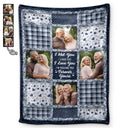 Old Couples,Gift For Couples,Gift For Women,Gift For Men,Gift For Husband,Gift For Wife,Gift For Boyfriend,Gift For Girlfriend,Custom Photo,Love,Christmas - Custom Photo Couple I Met You I Liked You I Love You - Personalized Fleece Blanket, Sherpa Blanket