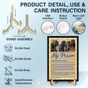 Custom Photo,Gift For Couples,LGBT,Old Couples,Gift For Women,Gift For Men,Gift For Husband,Gift For Wife,Gift For Boyfriend,Gift For Girlfriend,Love - Custom Photo Couple My Person Definition - Personalized LED Light Wooden Plaque