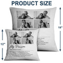 Custom Photo,Gift For Couples,LGBT,Old Couples,Gift For Women,Gift For Men,Gift For Husband,Gift For Wife,Gift For Boyfriend,Gift For Girlfriend,Love - Custom Photo Couple My Person Definition - Personalized Pillow