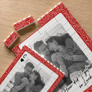 Custom Photo,Gift For Couples,Top Market,Romantic,Upload Full Photo - Custom Photo Couples How Lucky Are We - Personalized Vertical Rectangle Building Brick Blocks