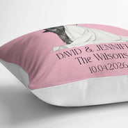 Gift For Couples, Married Couple, Custom Photo, Art Design, Wedding, Romantic, Photo - Pencil Sketch - Remove BG - Custom Photo Couples Wedding Engaged Bachelor Party - Personalized Pillow