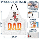 Custom Photo,Gift For Father,Grilling - Custom Photo Dad The Man The Myth The Grill Master - Personalized Apron