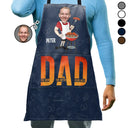 Custom Photo,Gift For Father,Grilling - Custom Photo Dad The Man The Myth The Grill Master - Personalized Apron