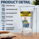 Gift For Men,Gift For Husband,Gift For Father - Custom Photo Dad’s Relaxation In Progress - Personalized Beer Glass