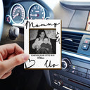 Gift For Father, Gift For Mother, Custom Photo, Love - Custom Photo Daddy Mommy Forever Your Little Baby - Personalized Custom Shaped Car Visor Clip