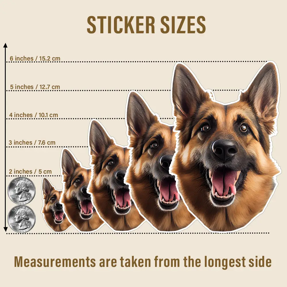 Pet Lovers, Dog Lovers, Cat Lovers - Custom Photo Dog Cat Pet Portrait - Personalized Custom Cutout Vinyl Sticker