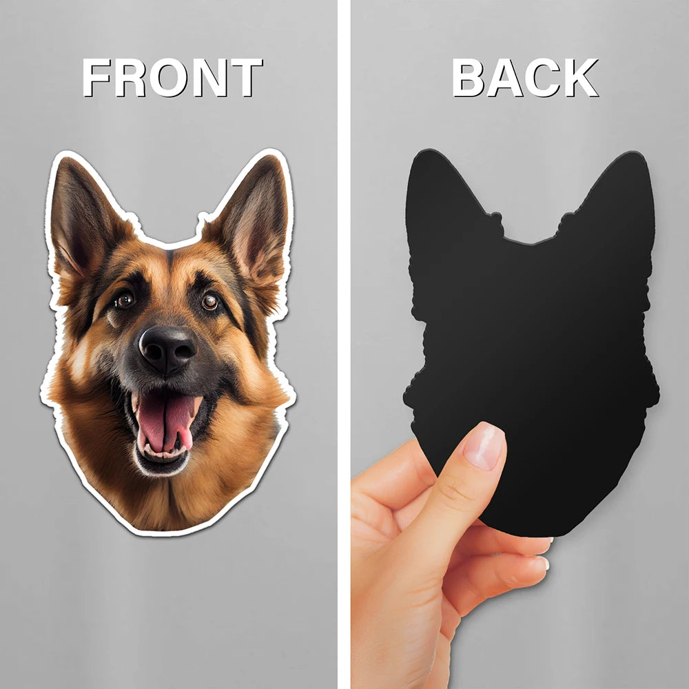 Pet Lovers - Custom Photo Dog Cat Pet Portrait - Personalized Magnet