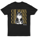 Playful, Custom Photo, Pet Lovers, Remove BG Photo - Custom Photo Dog Mama Cat Mama Dog Dad - Personalized T Shirt