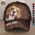 Cat Lovers,Pet Lovers,Happy,Dog Lovers - Custom Photo Dog Mom Dog Dad Cat Mom Cat Dad - Personalized Mesh-back Casual Cap