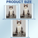 Custom Photo,Pet Lovers,Adorable,Dynamic Photo - Custom Photo Drive Safe Daddy We're Waiting At Door - Personalized Acrylic Car Hanger