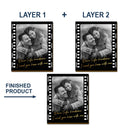 Gift For Couples,Old Couples,Gift For Husband,Gift For Wife,Gift For Boyfriend,Gift For Girlfriend,Love - Custom Photo Drive Safe Handsome I Love You Couple - Personalized Custom Shaped Car Visor Clip