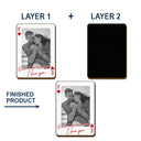 Gift For Couples,Gift For Husband,Gift For Wife,Gift For Boyfriend,Gift For Girlfriend,Love,Custom Photo - Custom Photo Drive Safe Handsome Playing Card - Personalized Custom Shaped Car Visor Clip