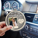 Love, Gift For Wife, Gift For Husband, Gift For Couples, Gift For Girlfriend, Gift For Boyfriend - Custom Photo Drive Safe I Love You Couples - Personalized Custom Shaped Acrylic Car Visor Clip