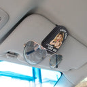 Gift For Husband,Custom Photo,Funny - Custom Photo Drive Safe I Love You Sexy Wife - Personalized Sunglasses Holder For Car Visor
